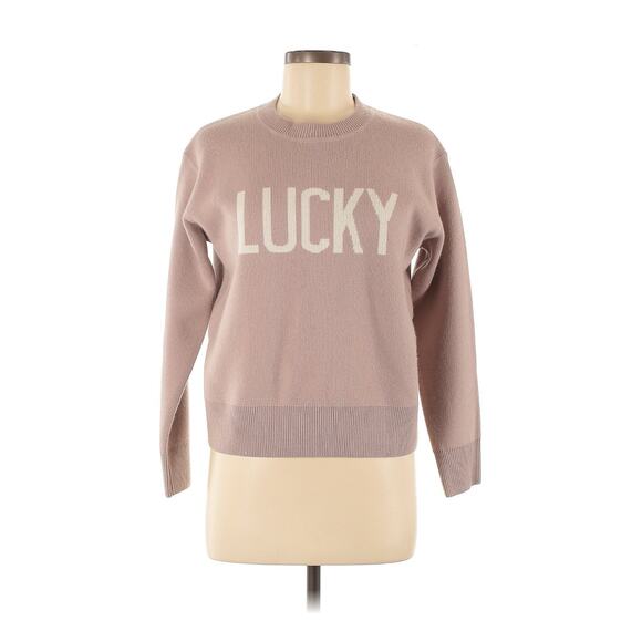 Authentic Dior Cashmere Lucky Pink Cream Sweater US 4 - Picture 1 of 3